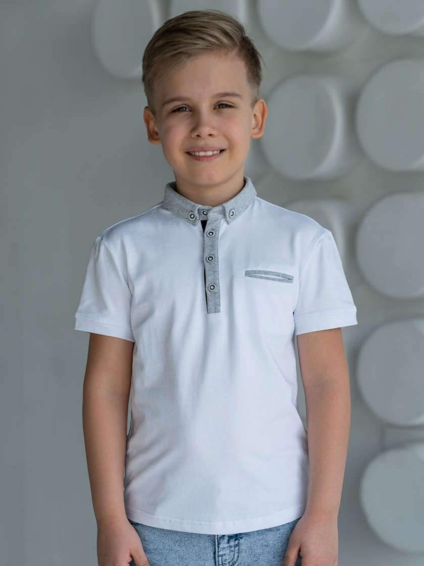 Футболка-поло из хлопка