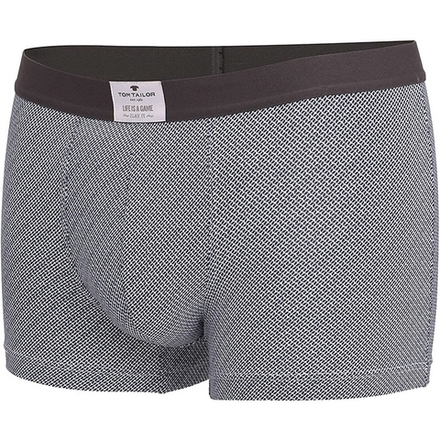 Мужские трусы боксеры темно-синие с узором Tom Tailor 70445/1204 636