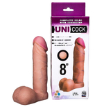 Фаллическая насадка для страпона UNICOCK 8" - 20 см.