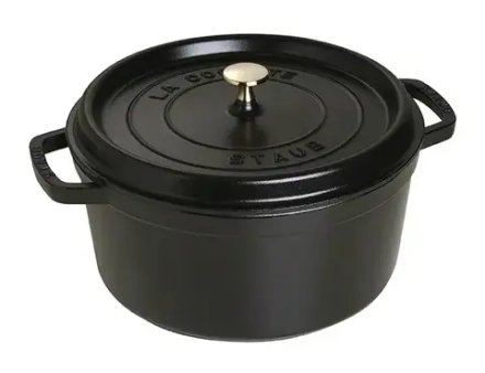 STAUB Чугунная кастрюля Cocotte 28см 5,8л черная (сорт II)
