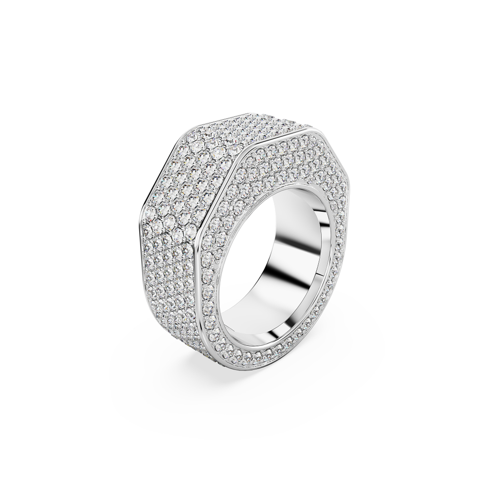 DEXTERA:RING OCT FULL PAVE CRE/RHS 60