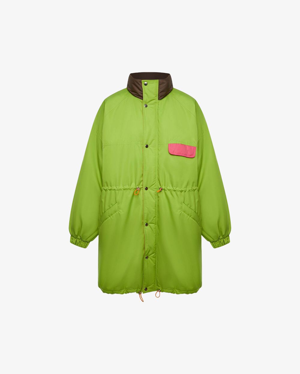 Парка Choompu оверсайз зеленая