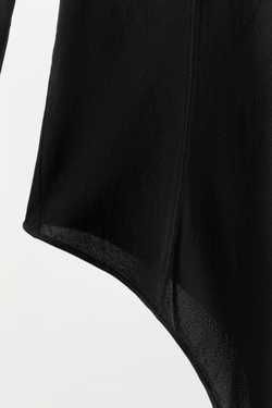 ZARA БОДИ ИЗ ПОЛИАМИДА, ЧЕРНЫЙ