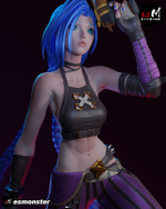 Фигуркаел Джинкс Лига легенд Jinx League of Legends