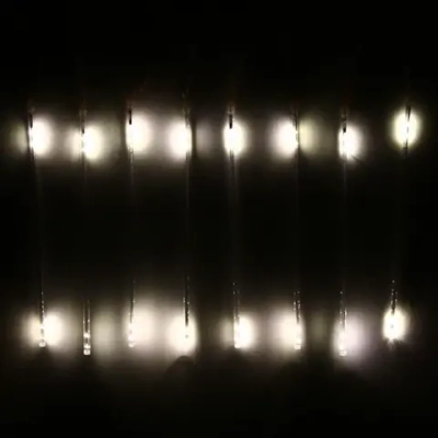 Гирлянда светодиодная 2,0 м*50 см 36 ламп LED «Тающая сосулька»,Теплый белый (8 трубок), 18 режимов