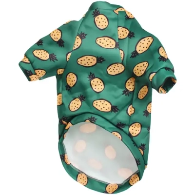 Кофта - толстовка для мелких пород собак «BRO Style», принт ананасы, р 2XL