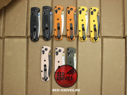 Нож Benchmade 533 Bugout Mini - розовый нейлон, клинок черный RK/Н26