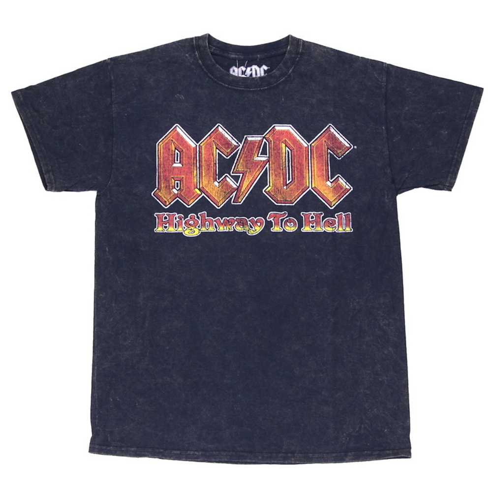 Футболка AC/DC Highway to Hell надпись варенка
