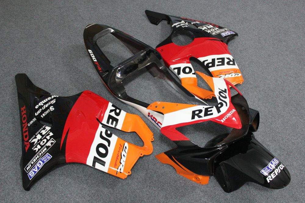 Комплект пластика для мотоцикла Honda CBR 600 F4I 01-03 Repsol