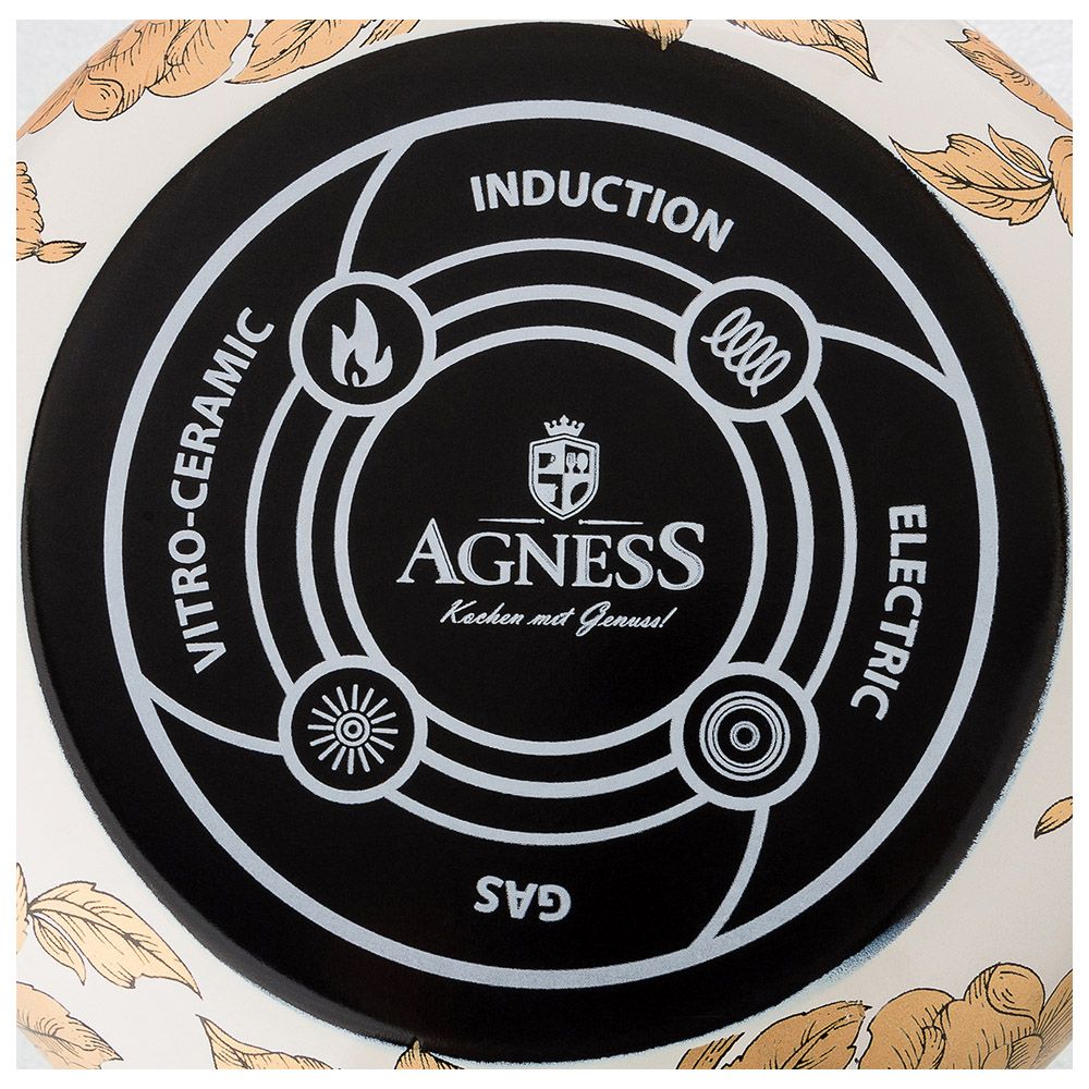 КАСТРЮЛЯ ЭМАЛИРОВАННАЯ LEFARD С КРЫШКОЙ 3,8Л, ДИА.20СМ ПОДХОДИТ ДЛЯ ИНДУКЦИОН.ПЛ