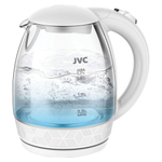 Чайник электрический JVC, JK-KE1514, бел, 1.7 л, 2200 Вт, ск нагр элем, стекло