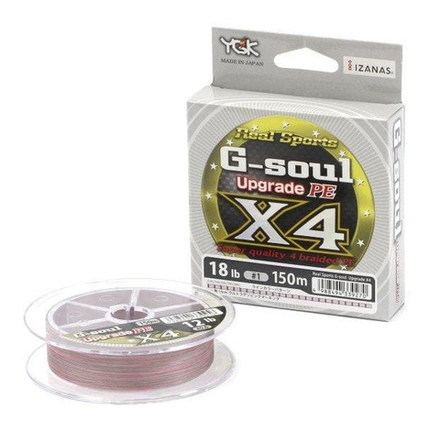 Шнур YGK Real Sports G-Soul X4 Upgrade 150м 1.0, 18lb