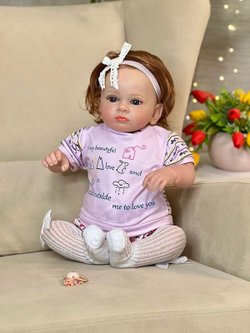 Кукла Реборн мягконабивная 60см в пакете (FA-175)