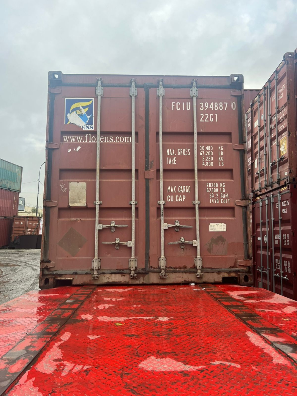 Контейнер 20 футов № FCIU3948870