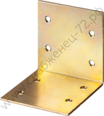 ЗУБР УМШ-2.0 60х60х60 х 2 мм, желтый цинк, широкий мебельный уголок (31033-60)