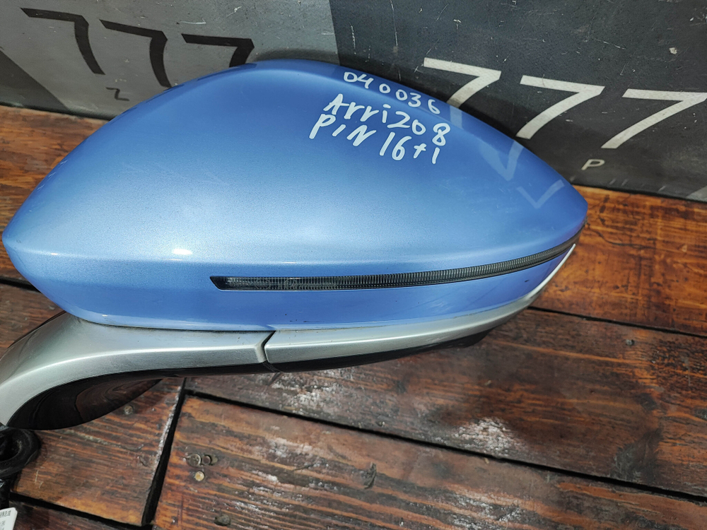 Зеркало левое 16 + 1 pin Chery Arrizo 8 22-нв Б/У Оригинал 601000498AA