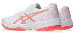Женские Кроссовки теннисные Asics Gel-Game 9 - white/sun coral