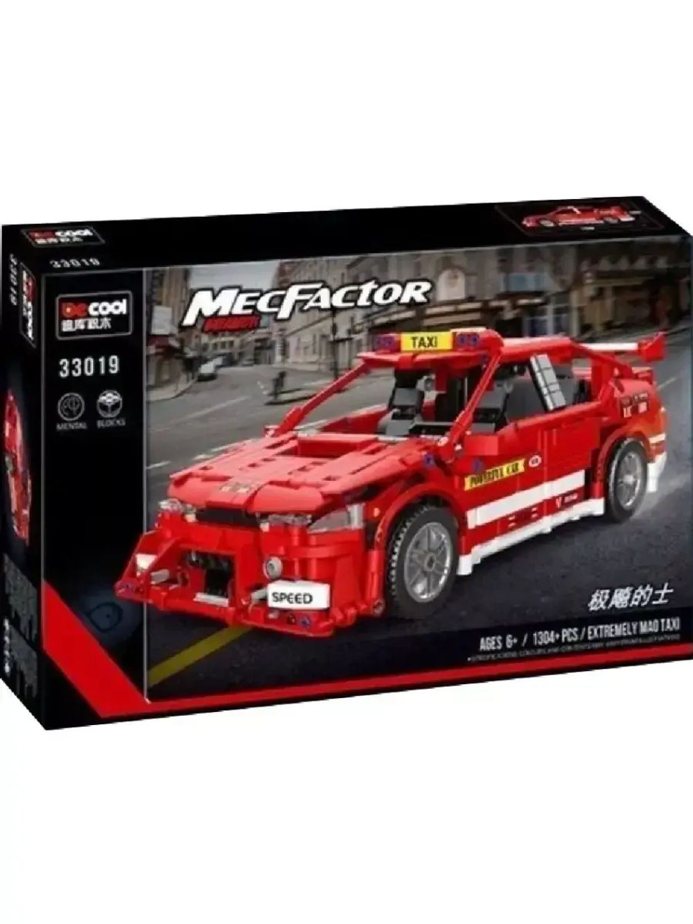 Конструктор MecFactor гоночное Такси 1304 детали 33019