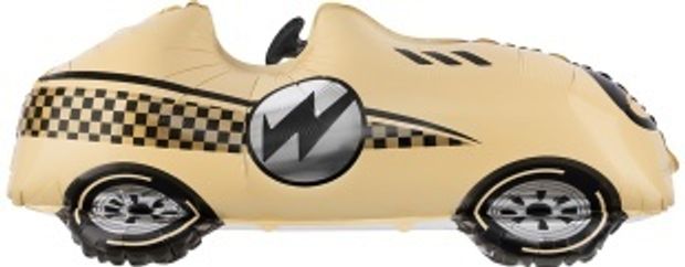 К Шар (43''/109 см) Фигура, Гоночная машина, Формула 1, Желтый (БГ-)