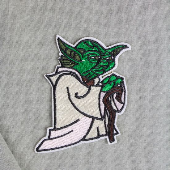Нашивка термоаппликация на одежду и на рюкзак.  Йода / Звездные войны