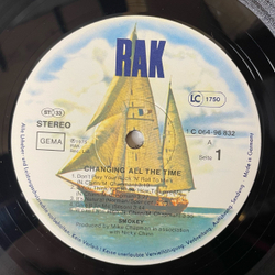 Винтажная виниловая пластинка LP Smokey Smokie Смоуки, Changing All The Time (Германия 1977)