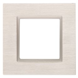 14-5201-04 ЭРА Рамка на 1 пост, металл, Эра Elegance, шампань+шамп