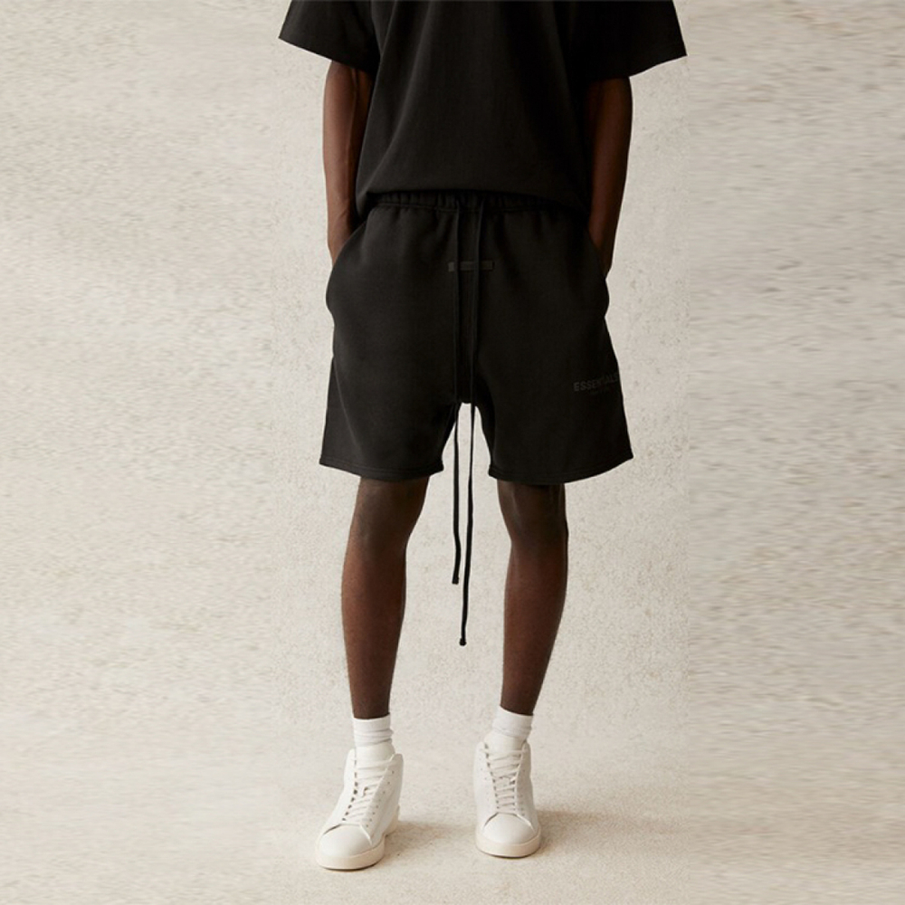 Шорты Fear of God Essentials SS21 Sweatshort Stretch Limo/Black, FOG-SS21-565