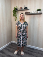 Халат женский "090 К.П" молния (Галатея)