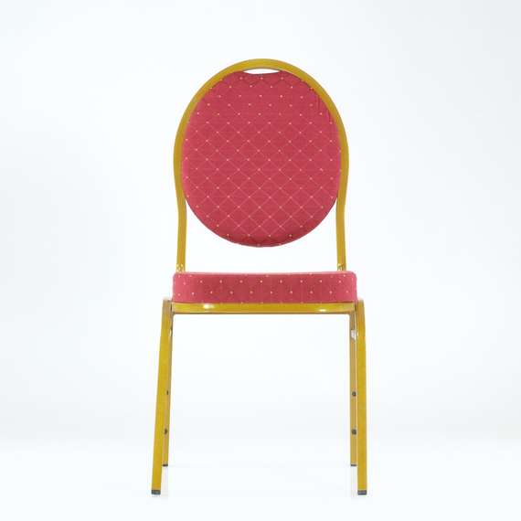 Стул Barneo S-7 банкетный каркас золото, красная ткань