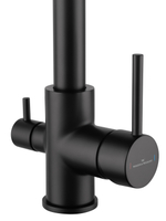 Смеситель для кухни c подключением фильтра WONZON & WOGHAND, Черный матовый (WW-88458005-MB)