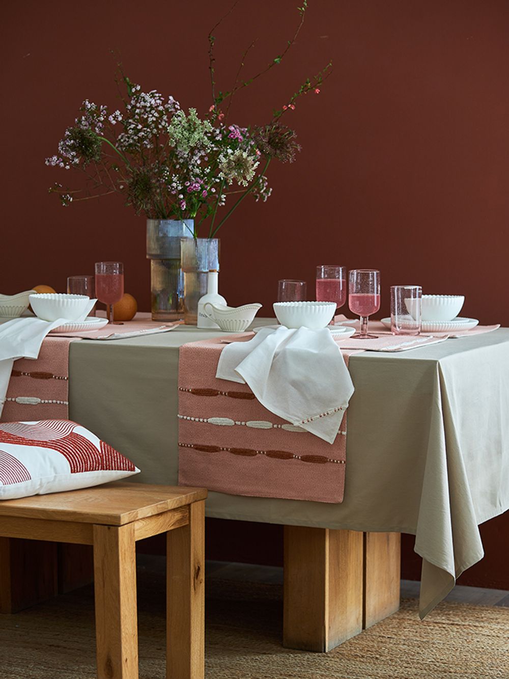 Салфетка под приборы Feather mood из коллекции Ethnic, 33х48 см