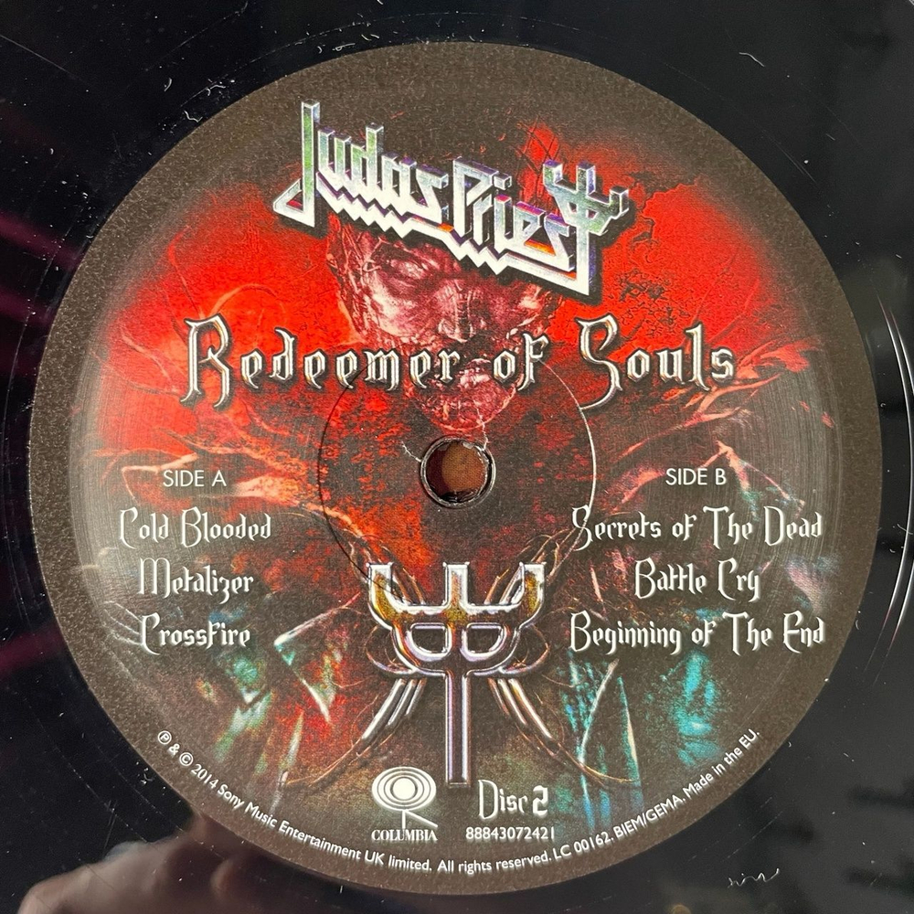 Винтажная виниловая пластинка LP Judas Priest Redeemer Of Souls (EU 2014)