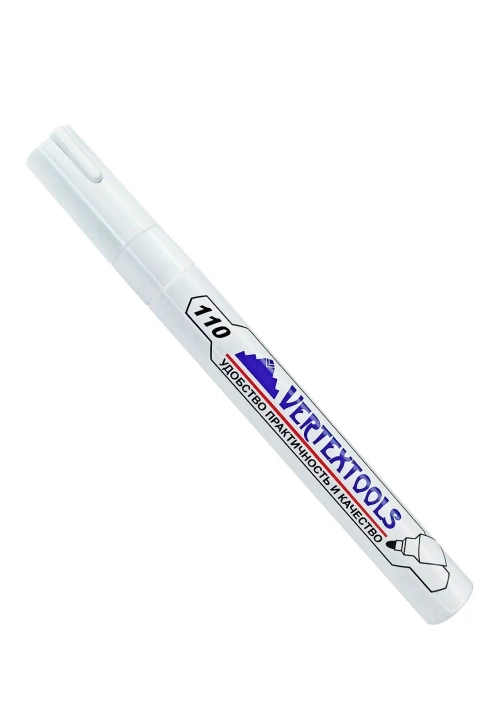 МАРКЕР КРАСКА СТРОИТЕЛЬНЫЙ белый (12/ 144/ 576), шт