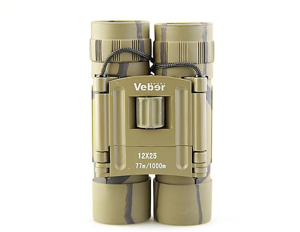 Бинокль Veber Sport БН 12x25 камуфлированный [11010]