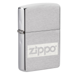 Подарочный набор Zippo (зажигалка Brushed Chrome и фляжка)