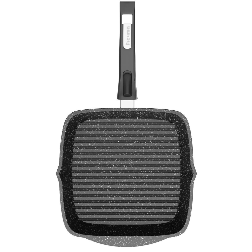 Сковорода-гриль "Мечта" Гранит с несъемной ручкой от 24 см до 28 см