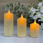 Сувенир с подсветкой «Свеча - Пандора» 5*7/9/12,5 см (набор 3 шт)