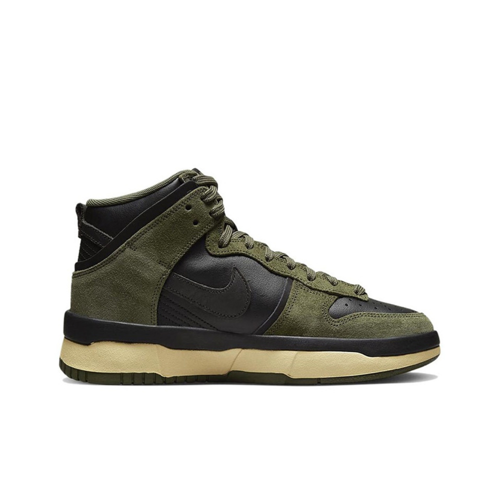 Кроссовки Nike Dunk High Up Olive x Wolf Grey