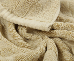 Элитные полотенца махровые Imperio кофе с молоком от Luxberry Португалия