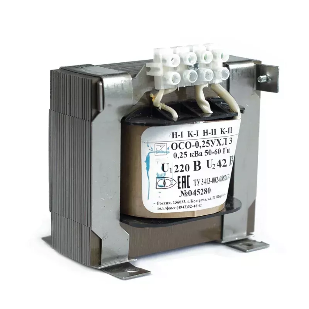 Трансформатор напряжения понижающий ОСО-0.4-09 УХЛ 3 380/220 ЭЛТИ ОС0000026160