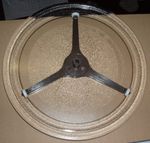 Тарелка для свч LG 245mm (с приводом) тип 95pm03, без креплений под коплер, см. 95pm03