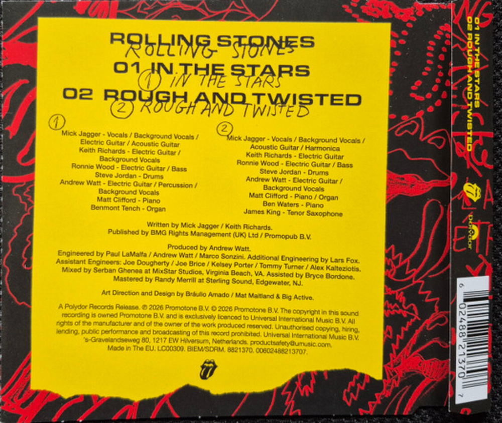 The Rolling Stones / In The Stars (CD Single)