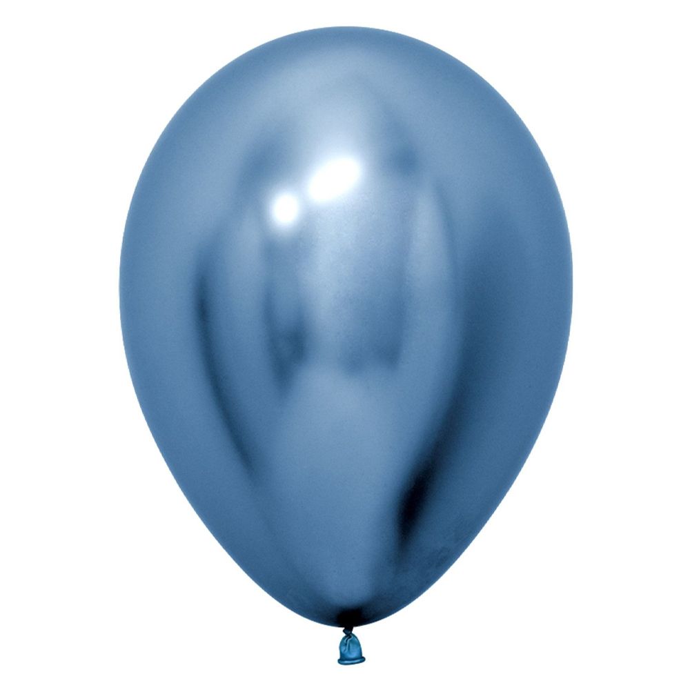 Воздушные шарики MC-Basir цвет синий металлик, 100 шт, размер №12 Воздушные шарики MC-Basir цвет синий металлик, 100 шт, размер №12
