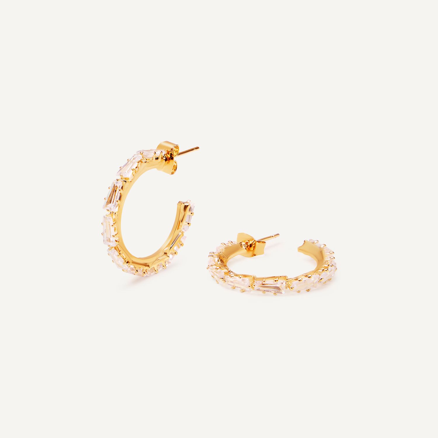 Серьги Lambent Hoops – Gold
