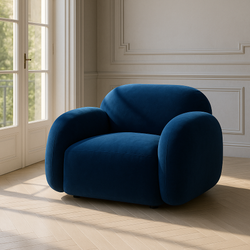Дизайнерское кресло BLOB бархат 022