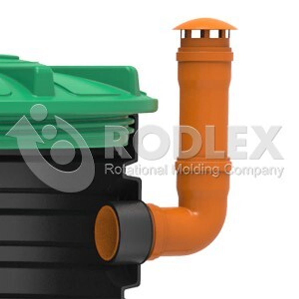 Резервуар для дизельного топлива 10-OIL наземный Родлекс Oil 10000 л. горизонтальный (3500x2400x2500см;472кг;) - арт.559689