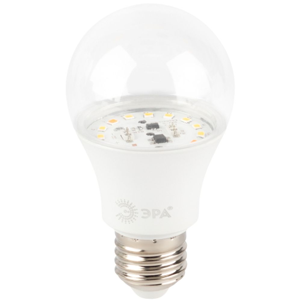 Фитолампа для растений светодиодная ЭРА FITO-20W-Ra90-E27 полного спектра 20 Вт Е27 | Фитолампы Е27