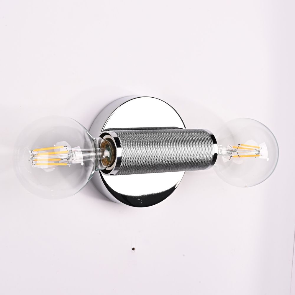 Бра Rh Utilitaire Inline Sconce Silver By Imperiumloft