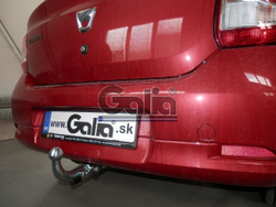Фаркоп оцинкованный Galia D043A для Renault Logan II седан 2014-(паспорт и сертификат в комплекте)(без электрики)