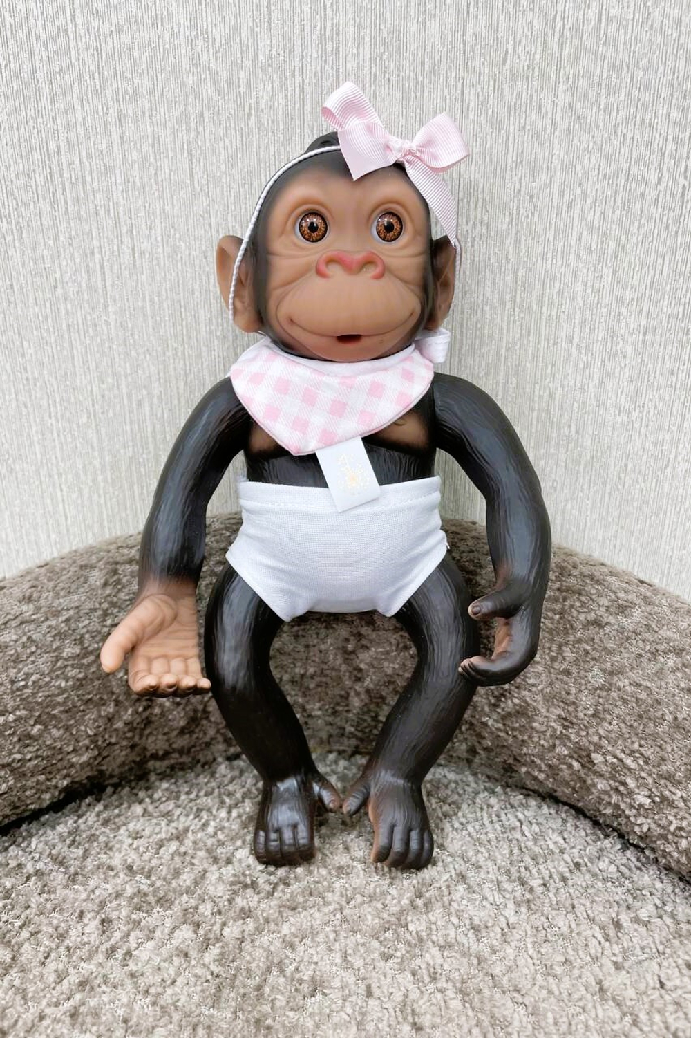 УЦЕНКА Кукла Marina and Pau 26cм Baby Monkey, виниловая (390)